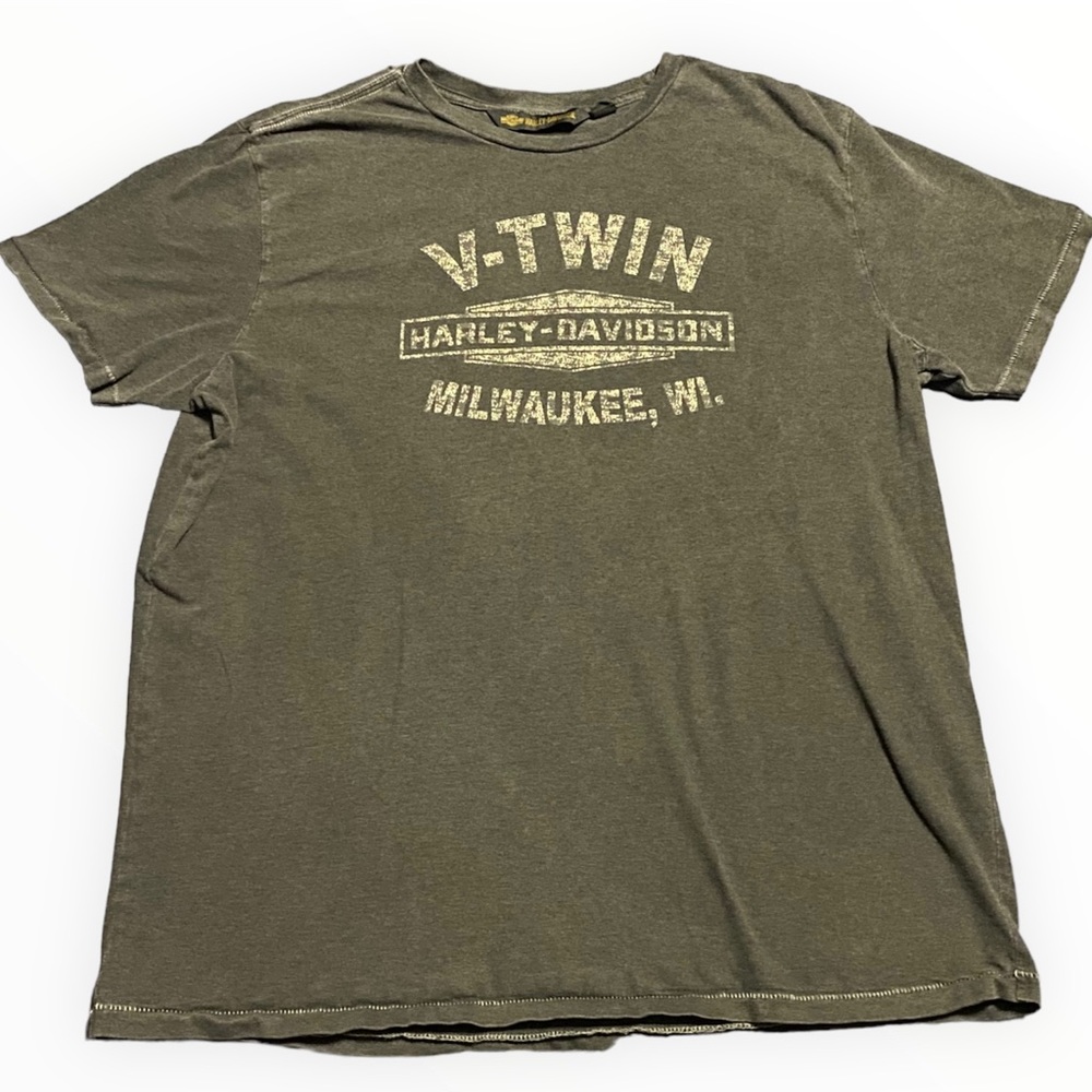 Harley Davidson Grey Milwaukee Wisconsin T Shirt
